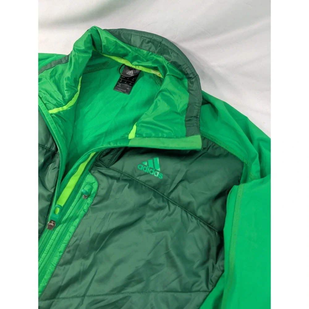 Adidas Mens Terrex Ndosphere Jacket Mens XL Green Outdoors Jacket Midweight
